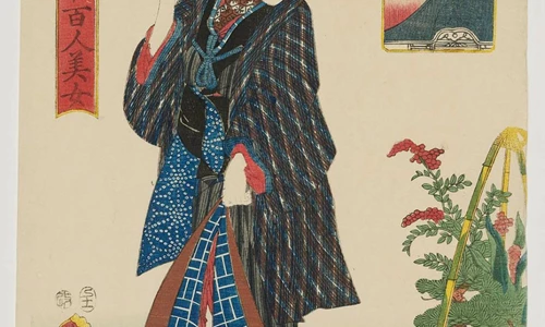 Nghệ thuật bonsai trong tranh in Nhật Bản